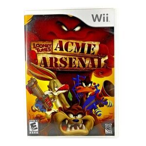 Looney Tunes: Acme Arsenal Nintendo Wii 2007 WB Games Complete w/ Manual Tested